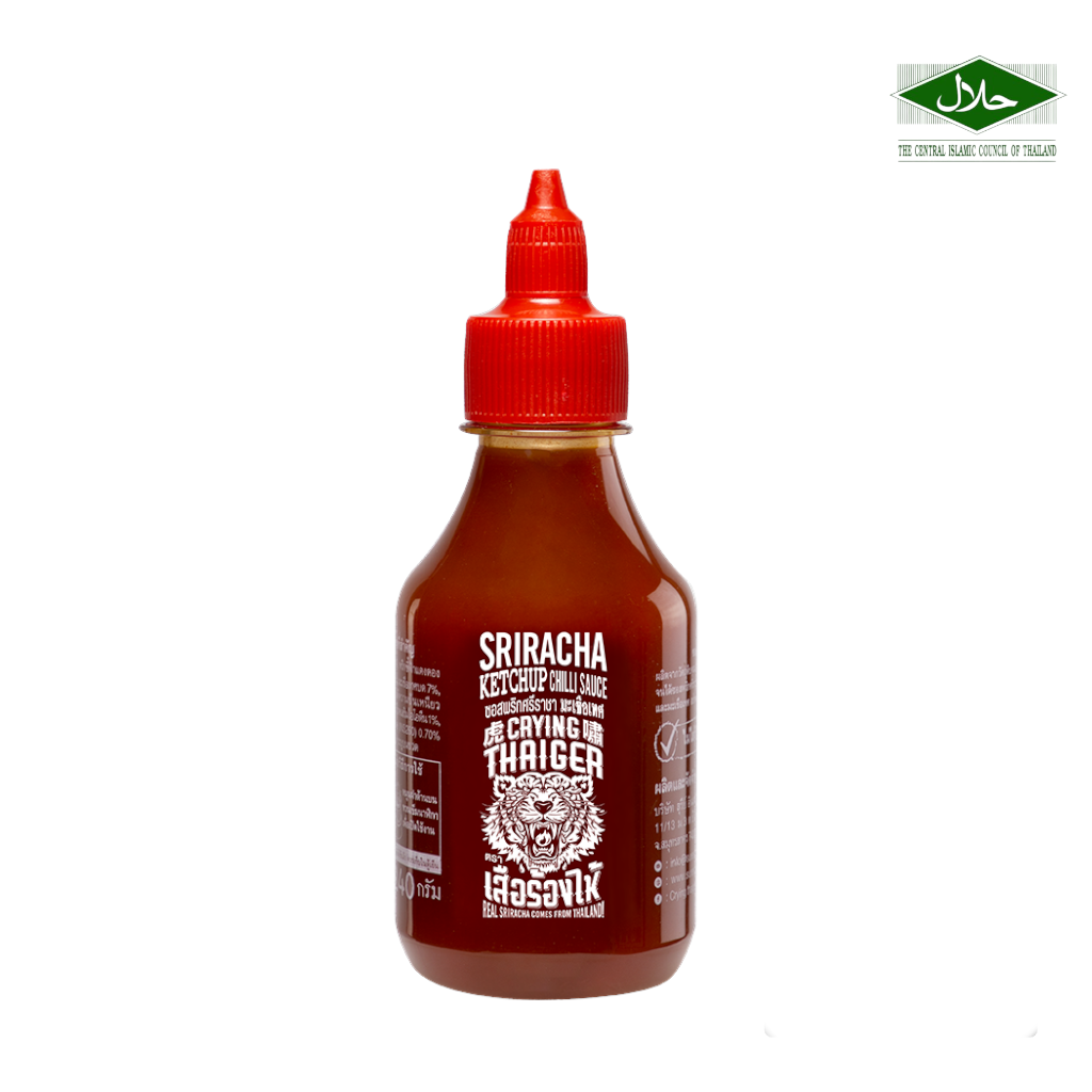 Crying Thaiger Sriracha Ketchup Chili Sauce 200ml (Exp:03/06/2024)