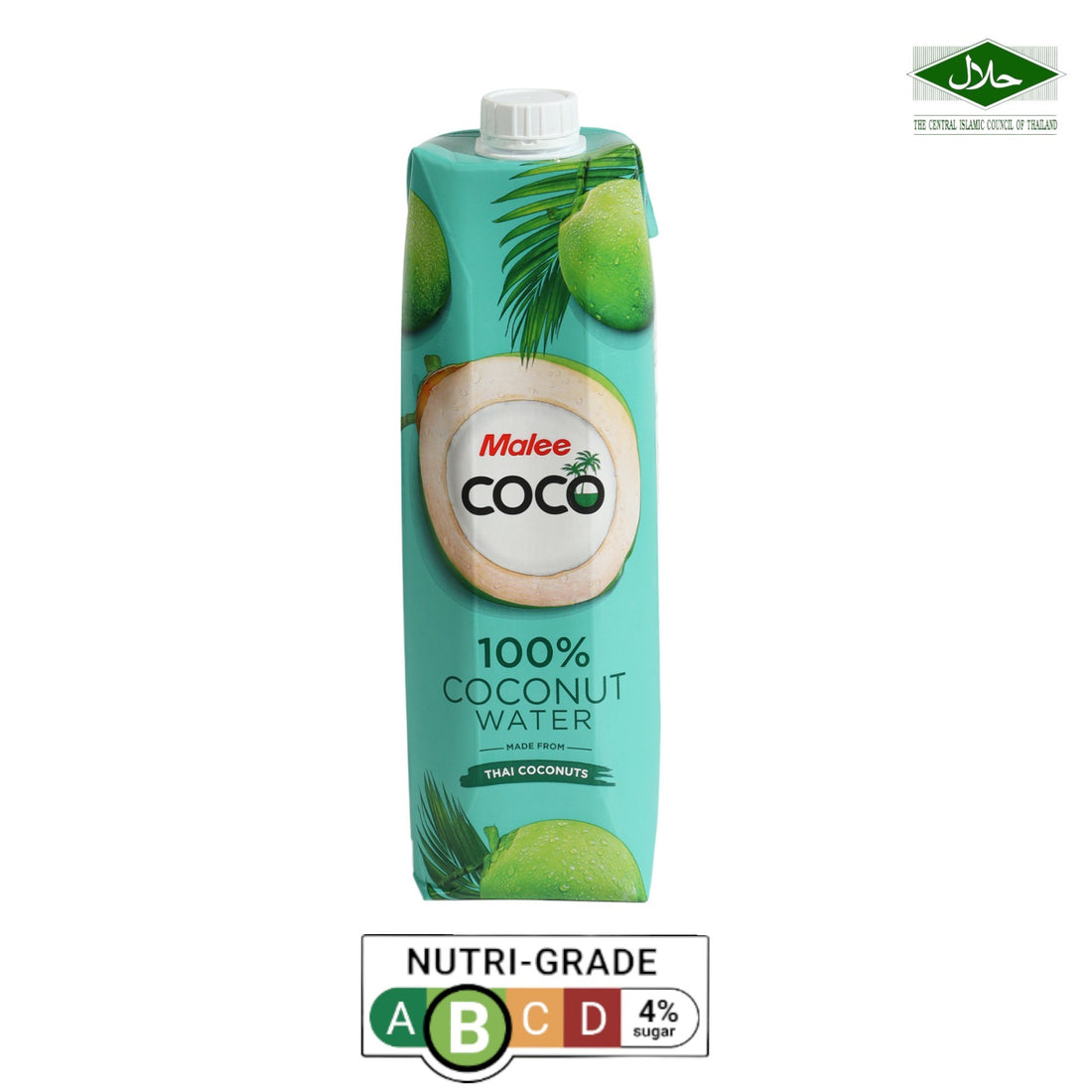 Malee Coco 100% Coconut Water 1000ml (2 For) (Exp Date:16/05/2025)