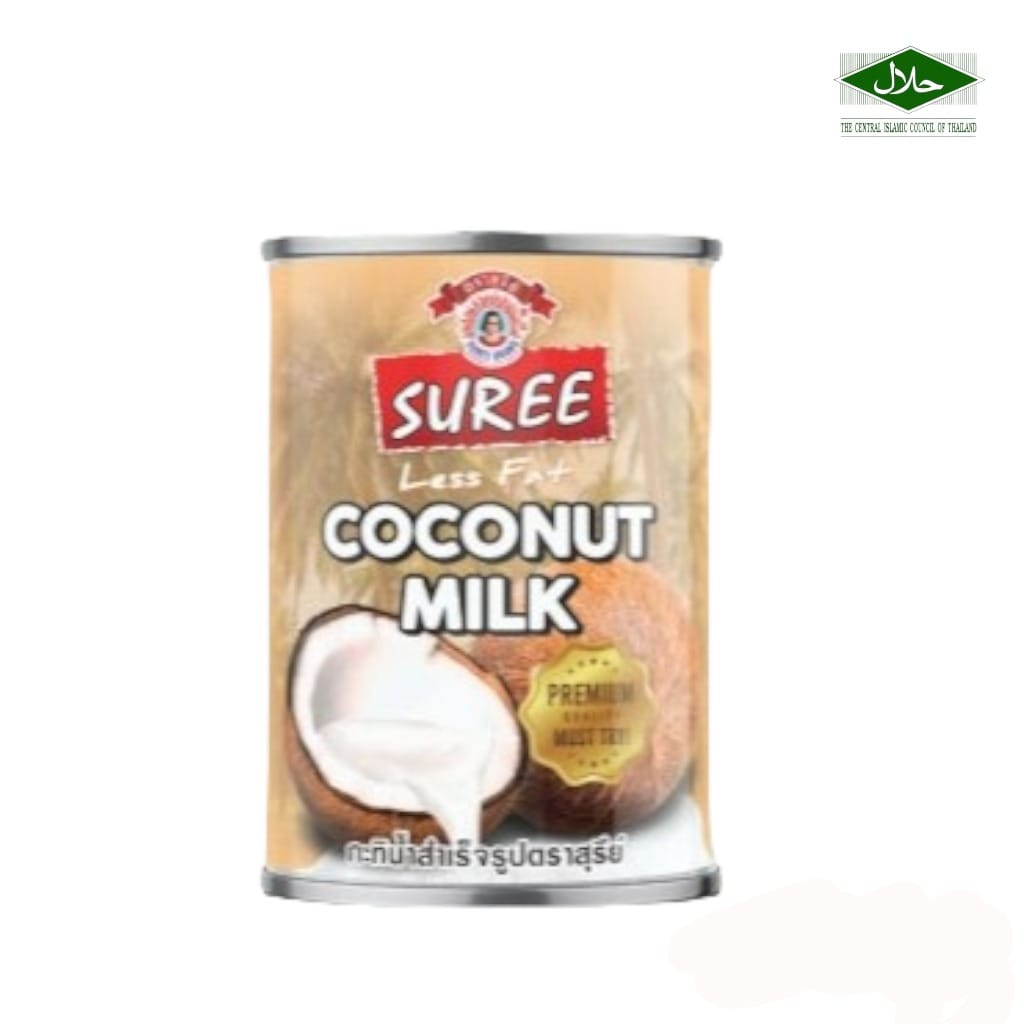Suree Less Fat Coconut Milk 400ml (Exp Date:09/11/2024)