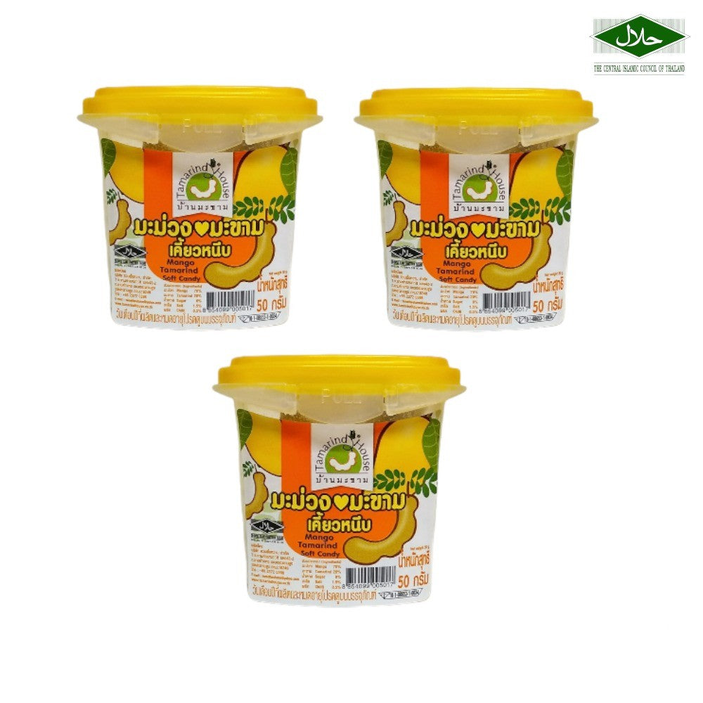 Tamarind House - Tamarind Soft Candy-Mango Favour Bundle 3 Bottle x50g (Exp:09/03/2024)
