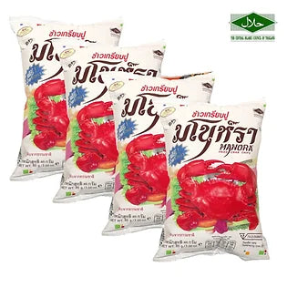 Manora Crab Chips Packets Bundle 4 Pkts x 75g (Exp Date:07/08/2024)