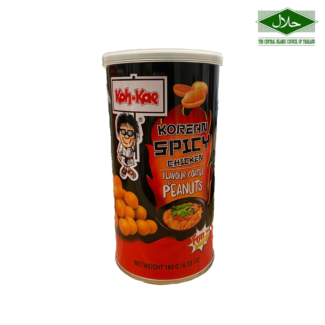 Koh-Kae Korean Spicy Chicken Coated Peanuts 180g (Exp:12/01/2024)