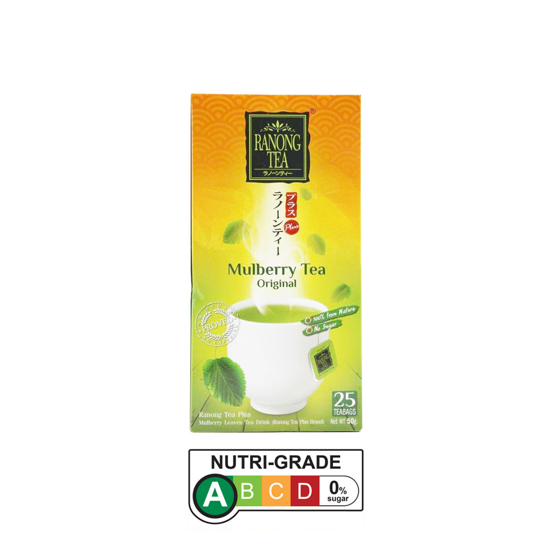 Ranong Tea Mulberry - Original 25 tea bags x 2g (2 for) (Exp:21/09/2023)